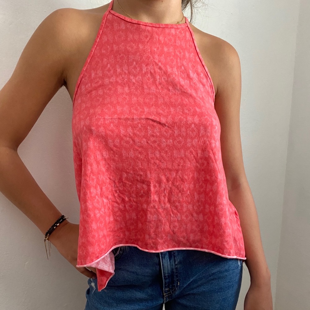 Peach Halter Top - Picture 5 of 7
